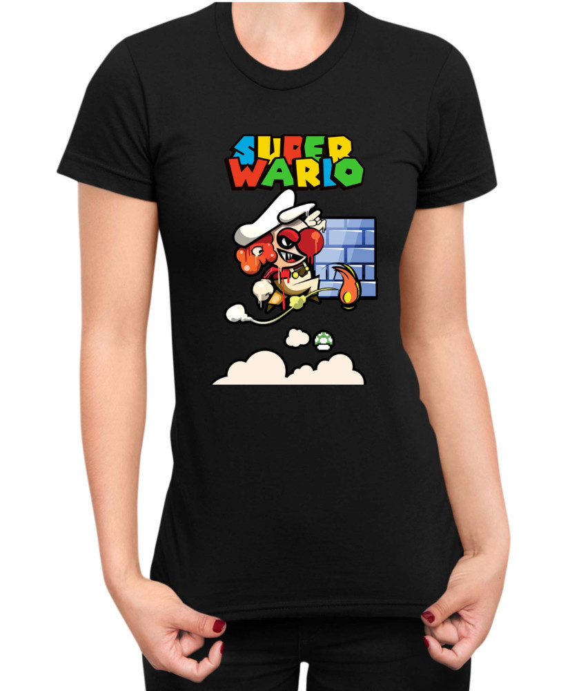 Дамска Тениска Super Mario Nintendo Bad Mario 01