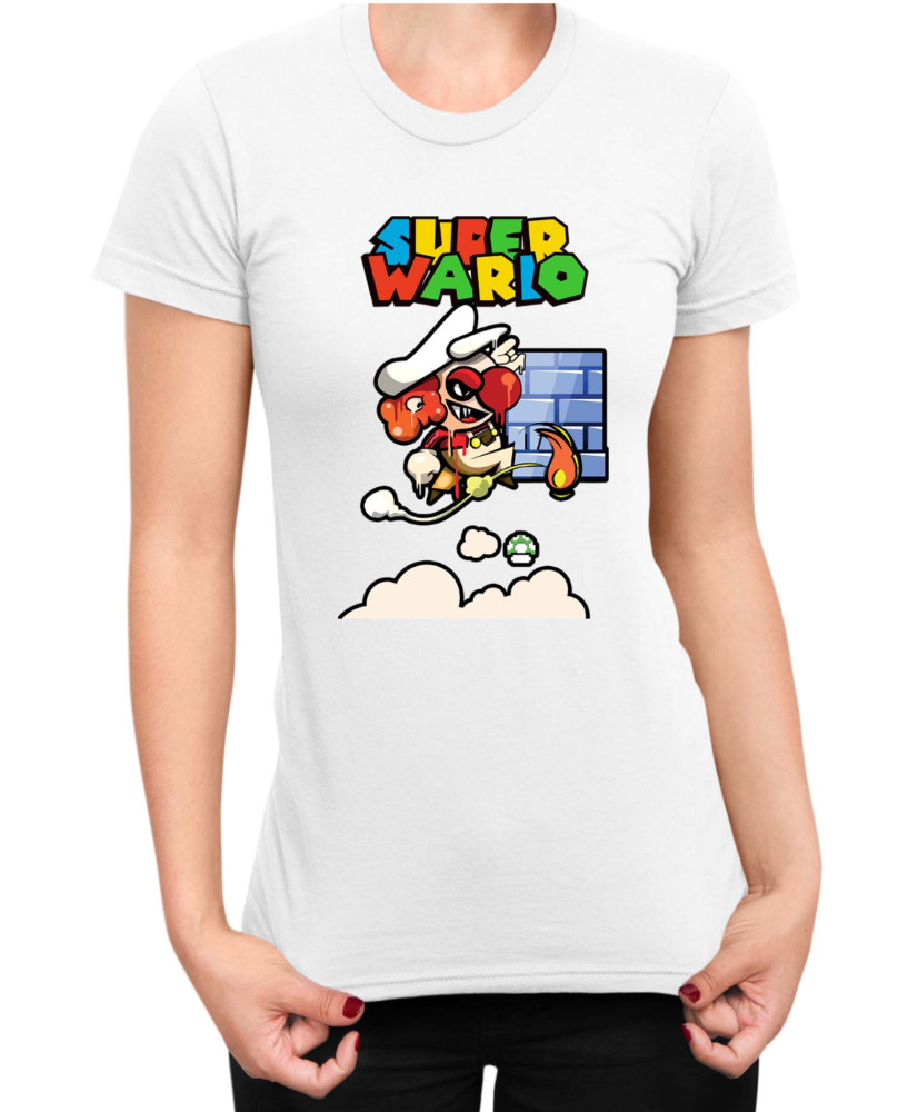 Дамска Тениска Super Mario Nintendo Bad Mario 01