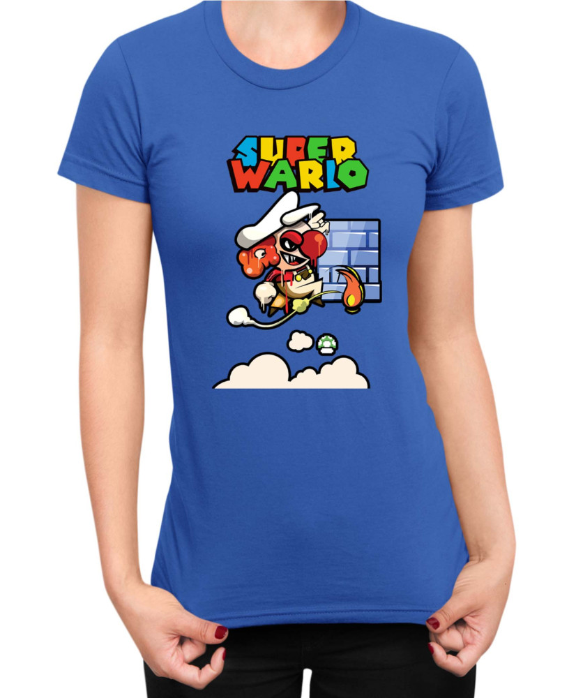 Дамска Тениска Super Mario Nintendo Bad Mario 01