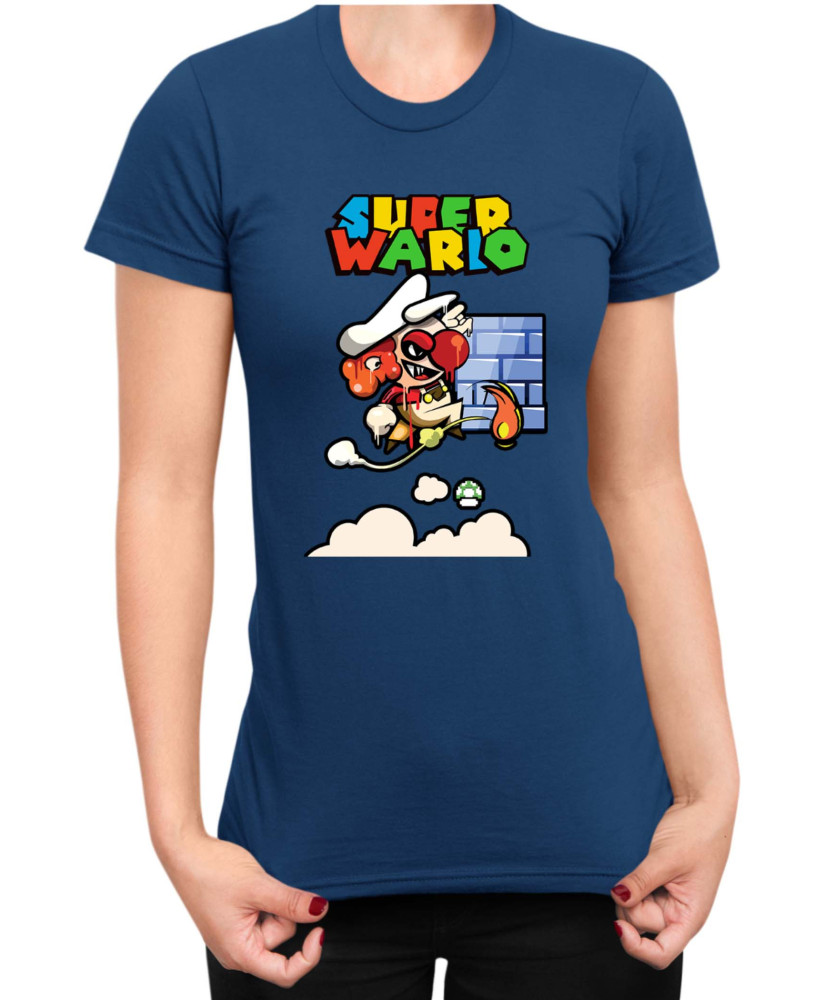 Дамска Тениска Super Mario Nintendo Bad Mario 01