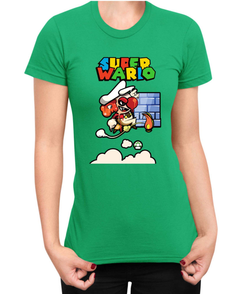 Дамска Тениска Super Mario Nintendo Bad Mario 01