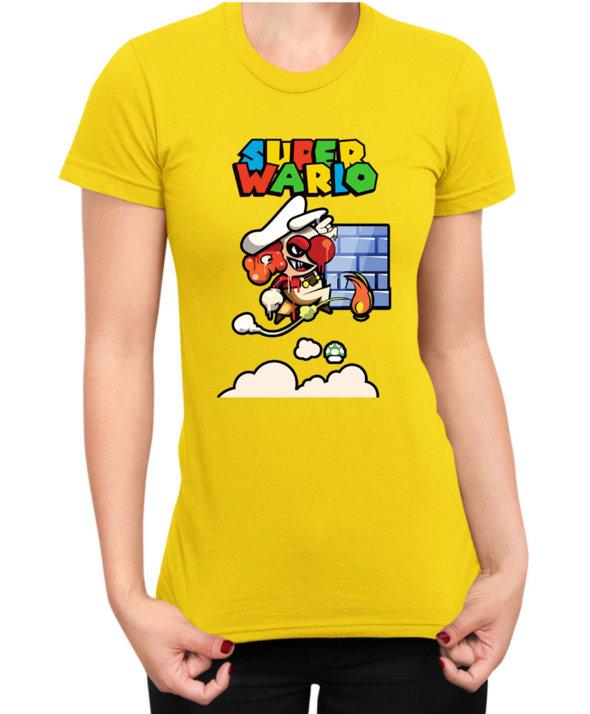 Дамска Тениска Super Mario Nintendo Bad Mario 01