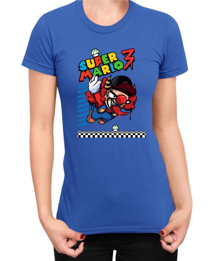 Дамска Тениска Super Mario Nintendo Bad Mario 02