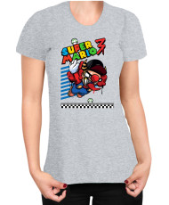 Дамска Тениска Super Mario Nintendo Bad Mario 02