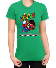 Дамска Тениска Super Mario Nintendo Bad Mario 02
