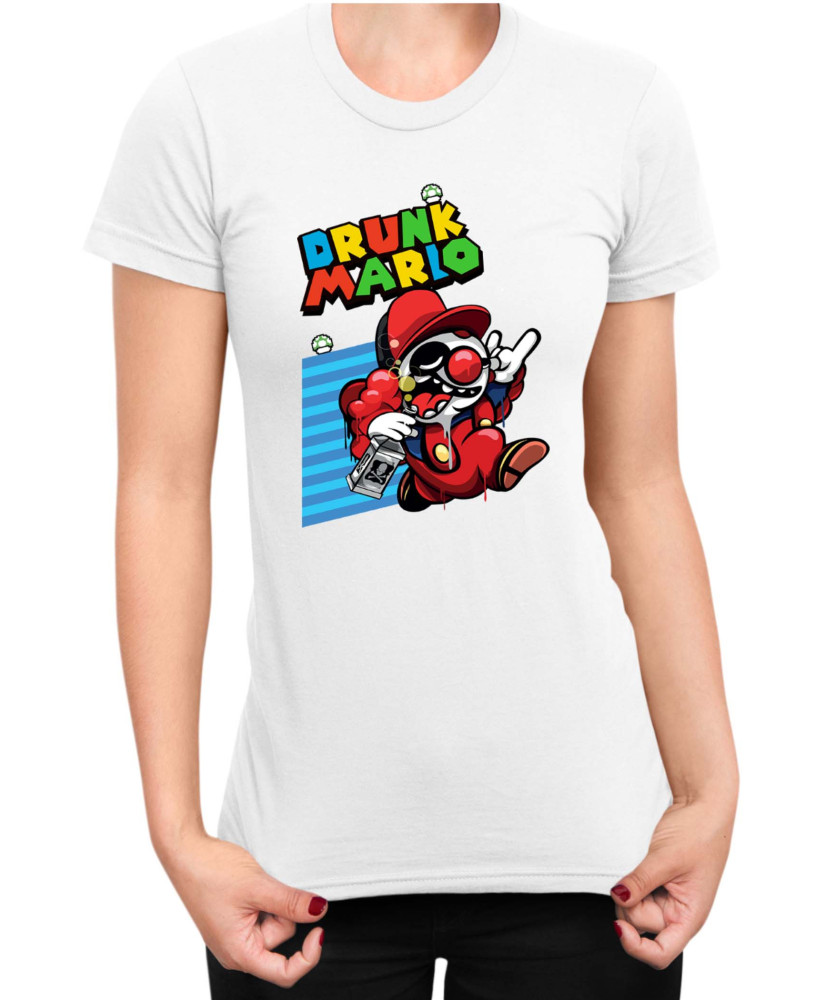 Дамска Тениска Super Mario Nintendo Bad Mario 03