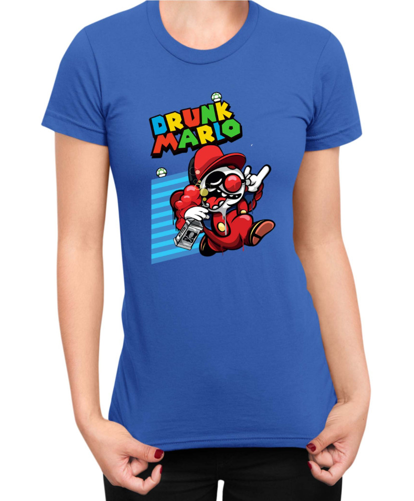 Дамска Тениска Super Mario Nintendo Bad Mario 03