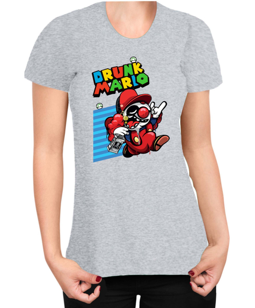 Дамска Тениска Super Mario Nintendo Bad Mario 03