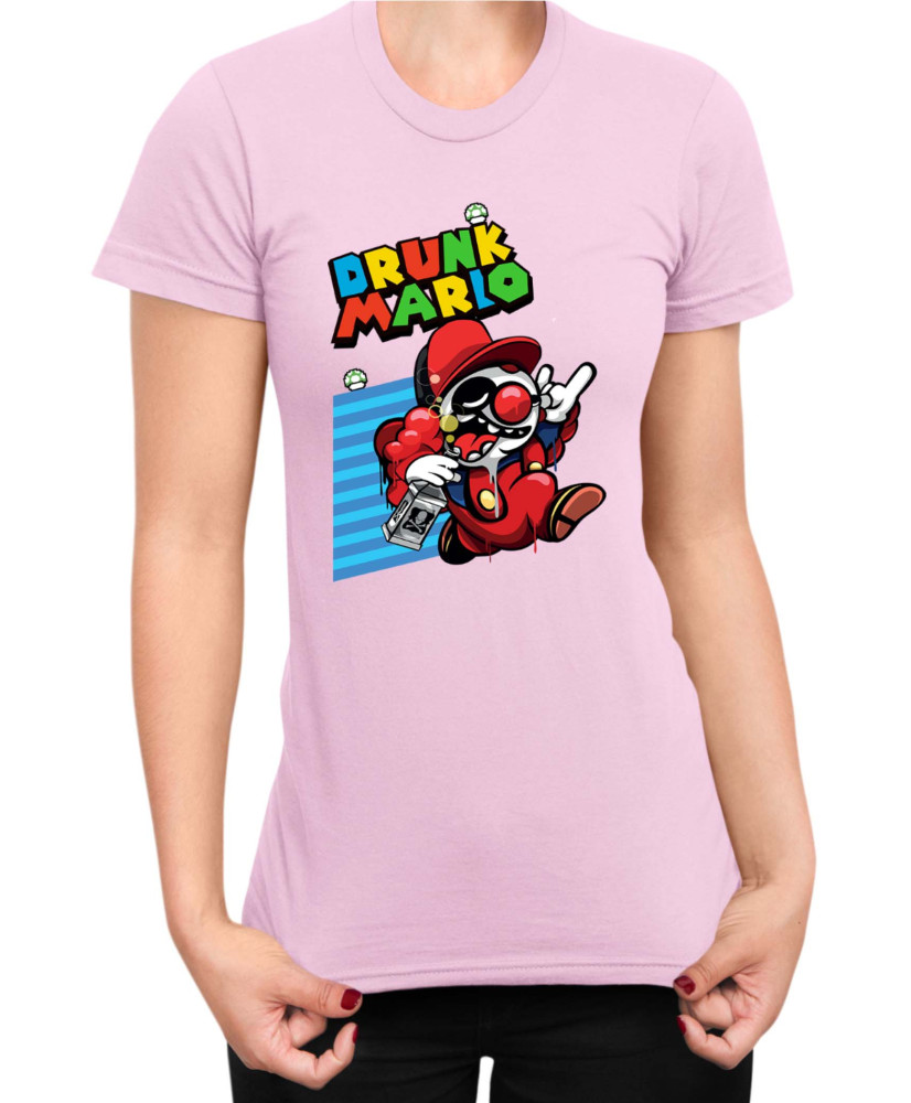 Дамска Тениска Super Mario Nintendo Bad Mario 03