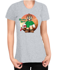 Дамска Тениска Super Mario Nintendo Breaking Bricks