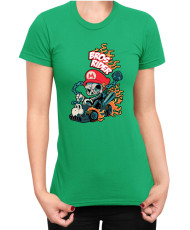 Дамска Тениска Super Mario Nintendo Bros Rider Ghost Rider