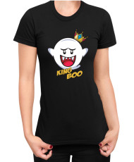 Дамска Тениска Super Mario Nintendo King Boo