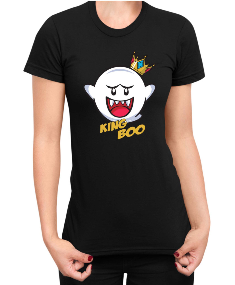 Дамска Тениска Super Mario Nintendo King Boo