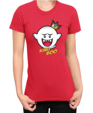 Дамска Тениска Super Mario Nintendo King Boo