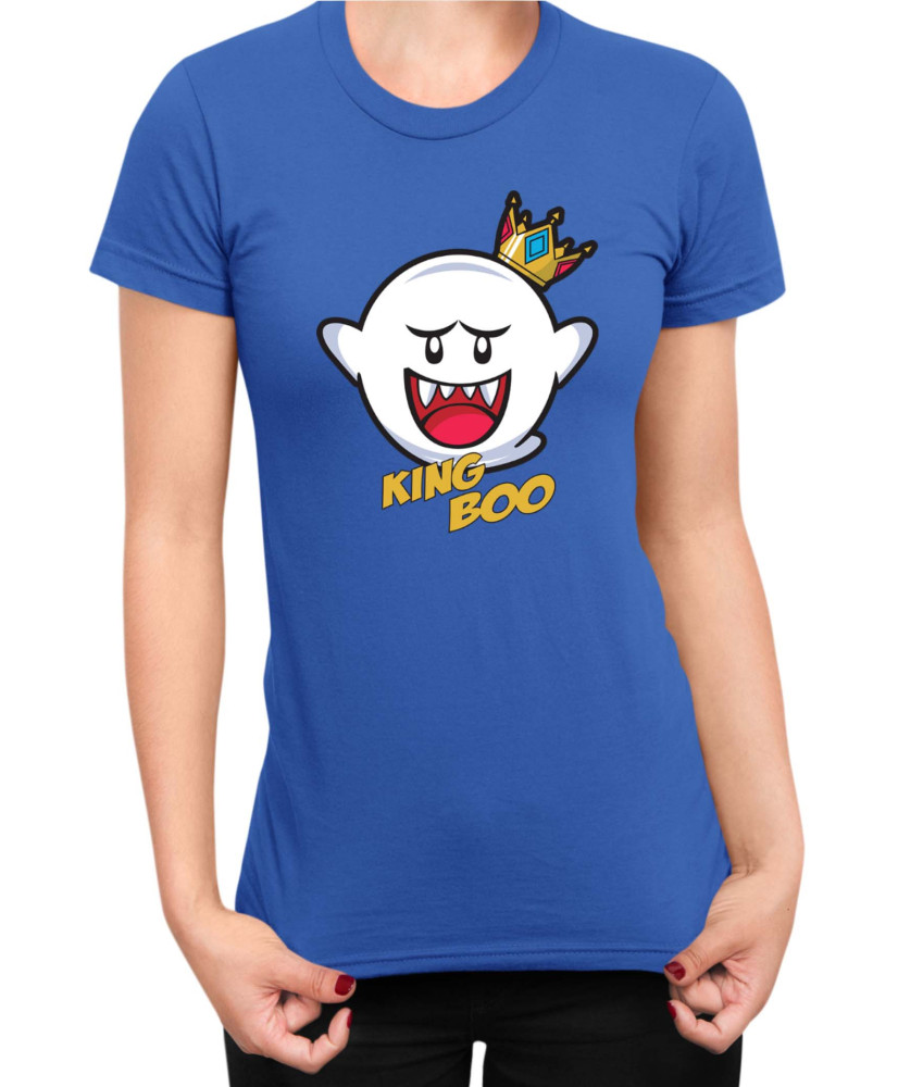 Дамска Тениска Super Mario Nintendo King Boo