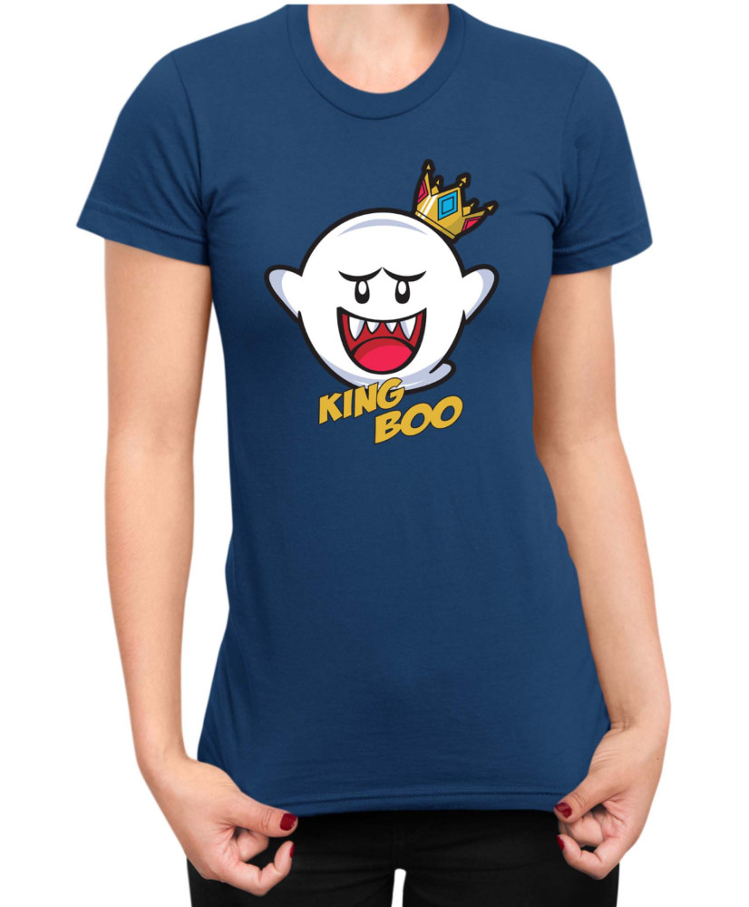 Дамска Тениска Super Mario Nintendo King Boo