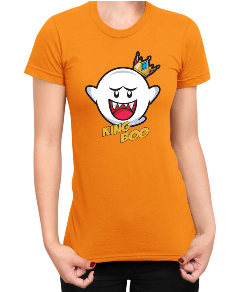 Дамска Тениска Super Mario Nintendo King Boo