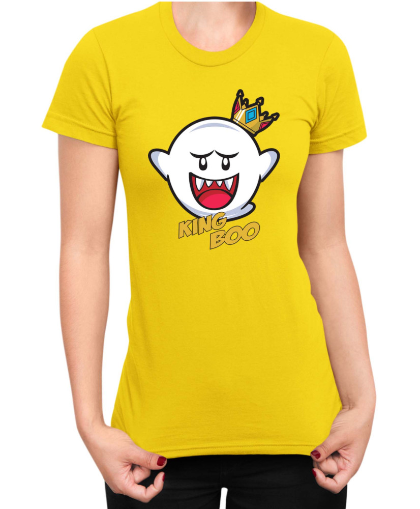 Дамска Тениска Super Mario Nintendo King Boo