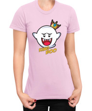 Дамска Тениска Super Mario Nintendo King Boo