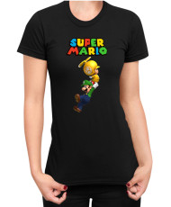 Дамска Тениска Super Mario Nintendo Luigi 2