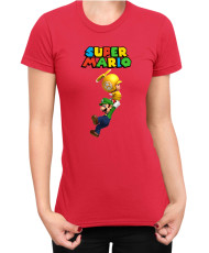 Дамска Тениска Super Mario Nintendo Luigi 2