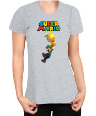 Дамска Тениска Super Mario Nintendo Luigi 2