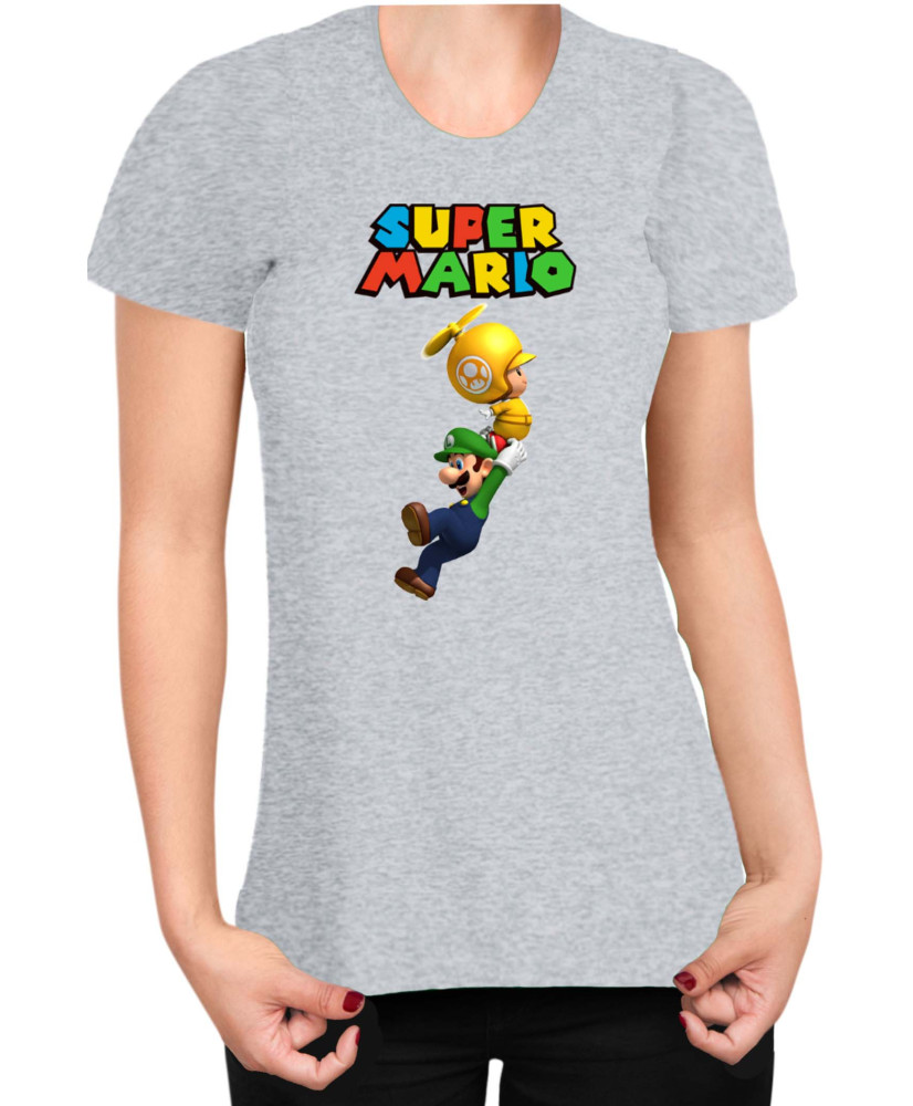 Дамска Тениска Super Mario Nintendo Luigi 2