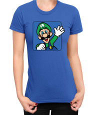 Дамска Тениска Super Mario Nintendo Luigi 3