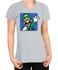 Дамска Тениска Super Mario Nintendo Luigi 3