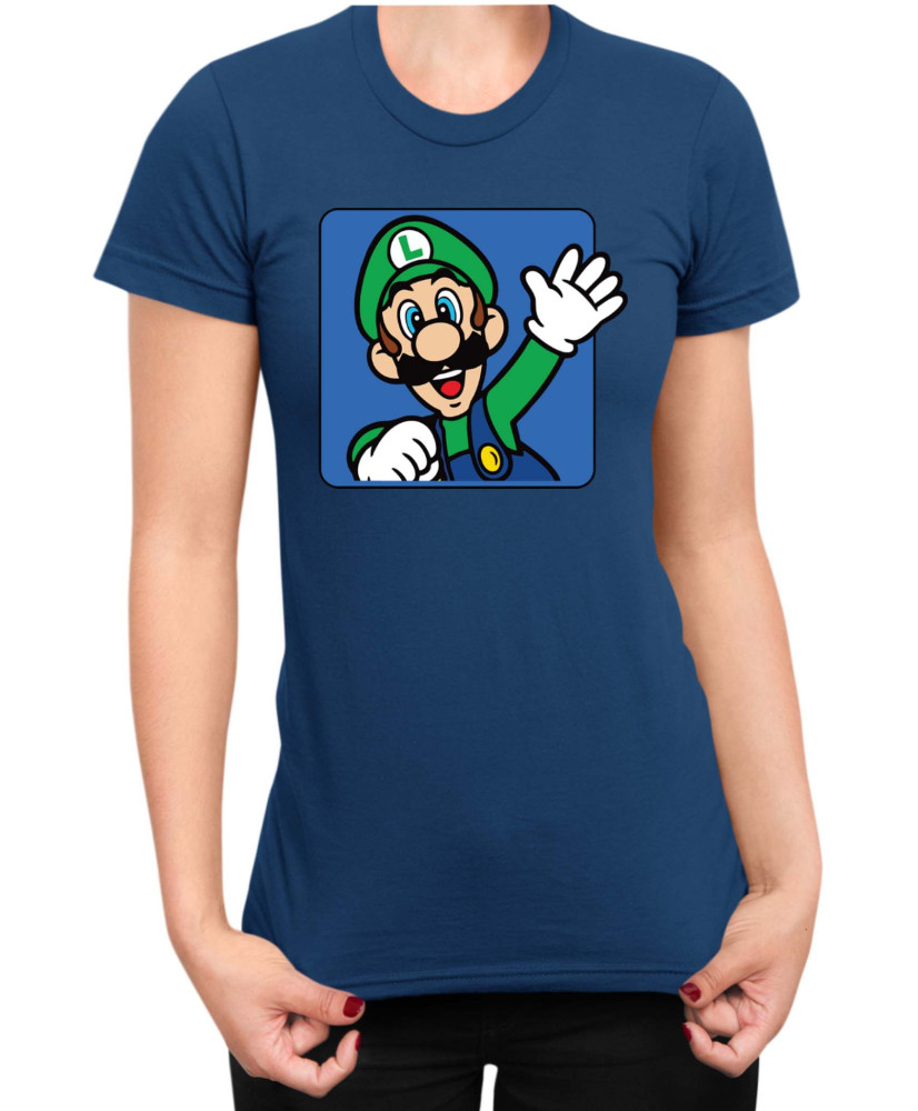 Дамска Тениска Super Mario Nintendo Luigi 3