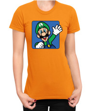 Дамска Тениска Super Mario Nintendo Luigi 3