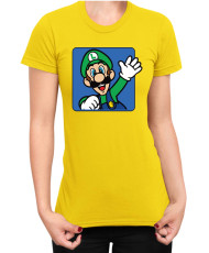 Дамска Тениска Super Mario Nintendo Luigi 3