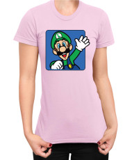Дамска Тениска Super Mario Nintendo Luigi 3
