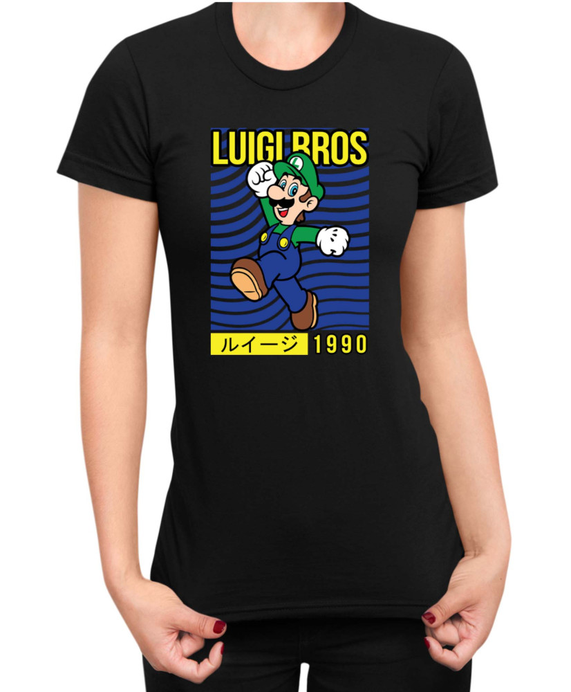 Дамска Тениска Super Mario Nintendo Luigi Bros