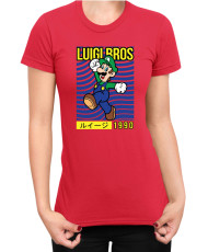 Дамска Тениска Super Mario Nintendo Luigi Bros