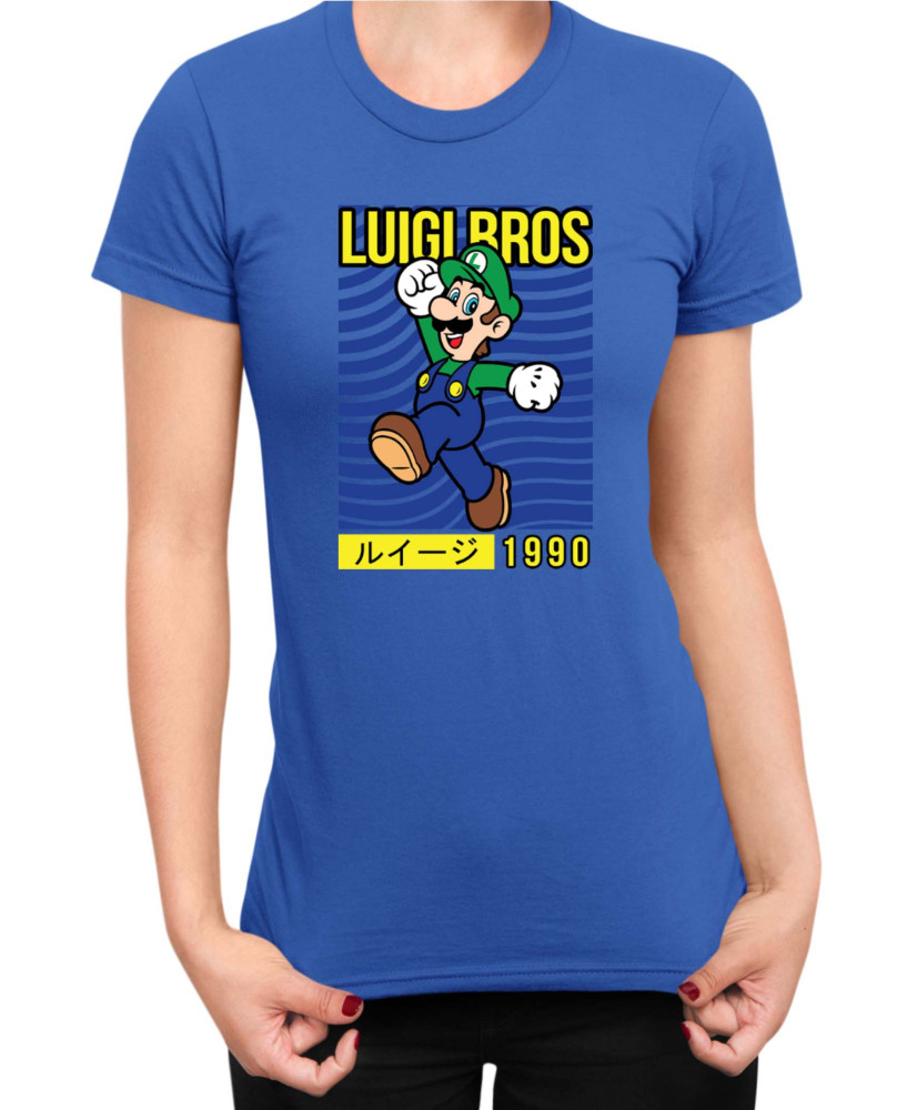 Дамска Тениска Super Mario Nintendo Luigi Bros