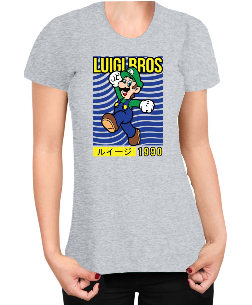 Дамска Тениска Super Mario Nintendo Luigi Bros
