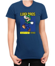 Дамска Тениска Super Mario Nintendo Luigi Bros