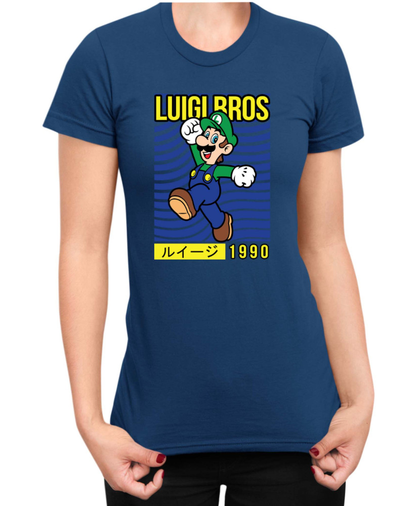 Дамска Тениска Super Mario Nintendo Luigi Bros