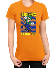 Дамска Тениска Super Mario Nintendo Luigi Bros