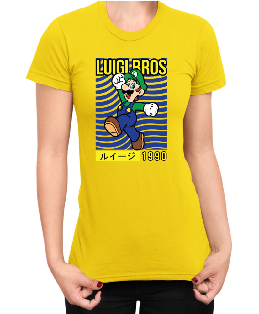 Дамска Тениска Super Mario Nintendo Luigi Bros