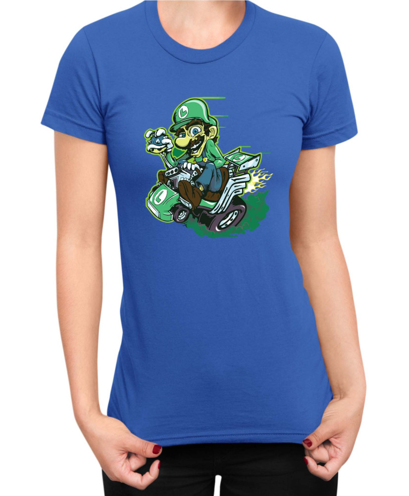 Дамска Тениска Super Mario Nintendo Luigi Kart