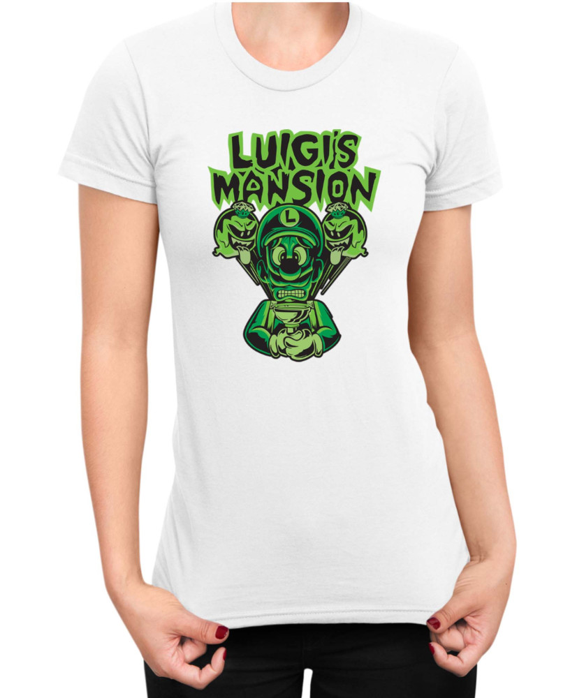 Дамска Тениска Super Mario Nintendo Luigi Mansion