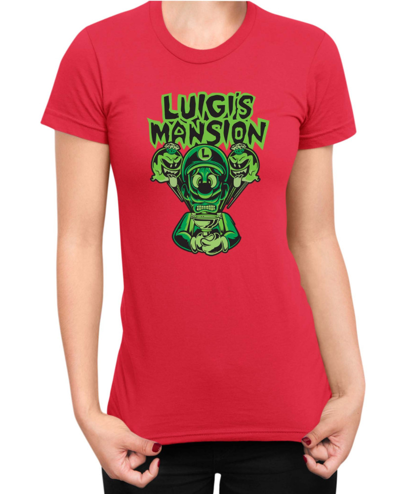 Дамска Тениска Super Mario Nintendo Luigi Mansion