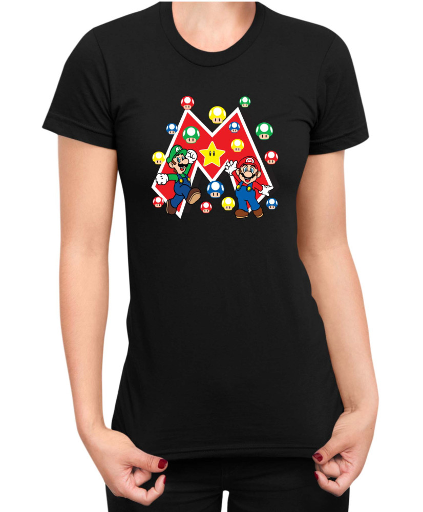 Дамска Тениска Super Mario Nintendo Mario & Luigi 2