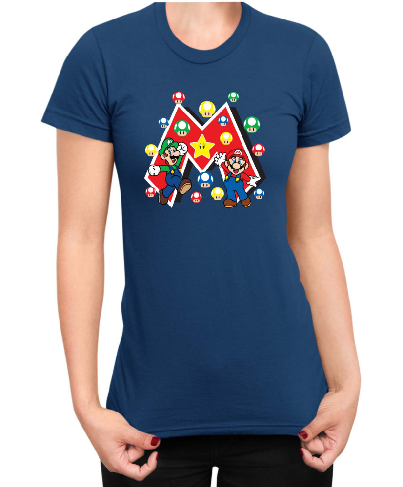 Дамска Тениска Super Mario Nintendo Mario & Luigi 2