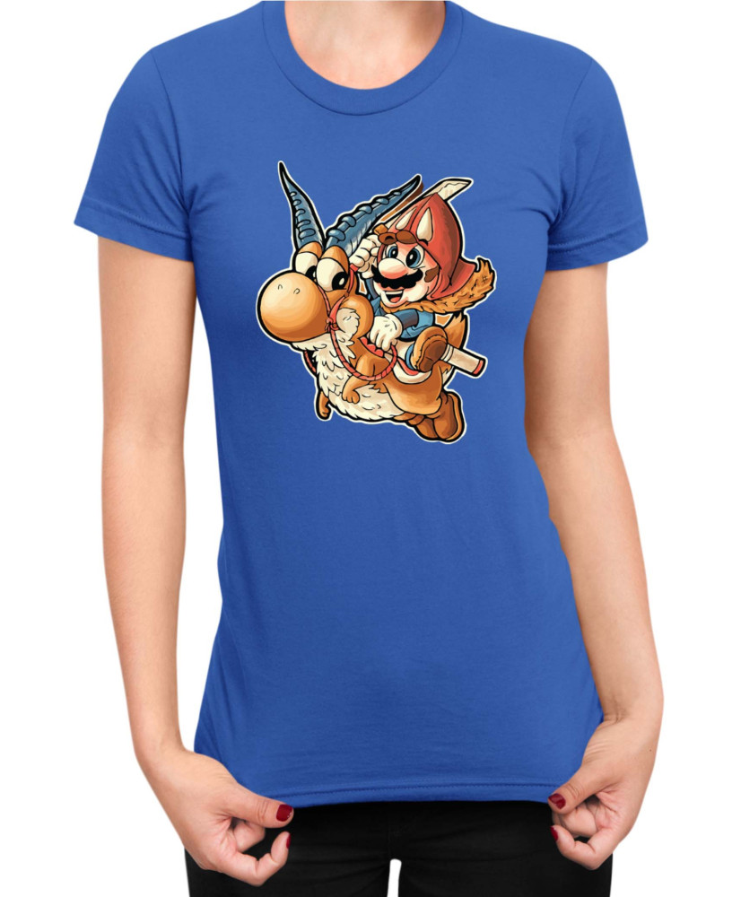 Дамска Тениска Super Mario Nintendo Mario & Yoshi 02