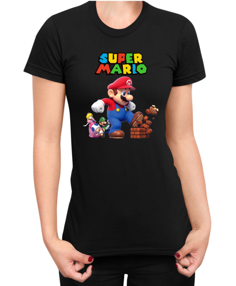 Дамска Тениска Super Mario Nintendo Mario 18