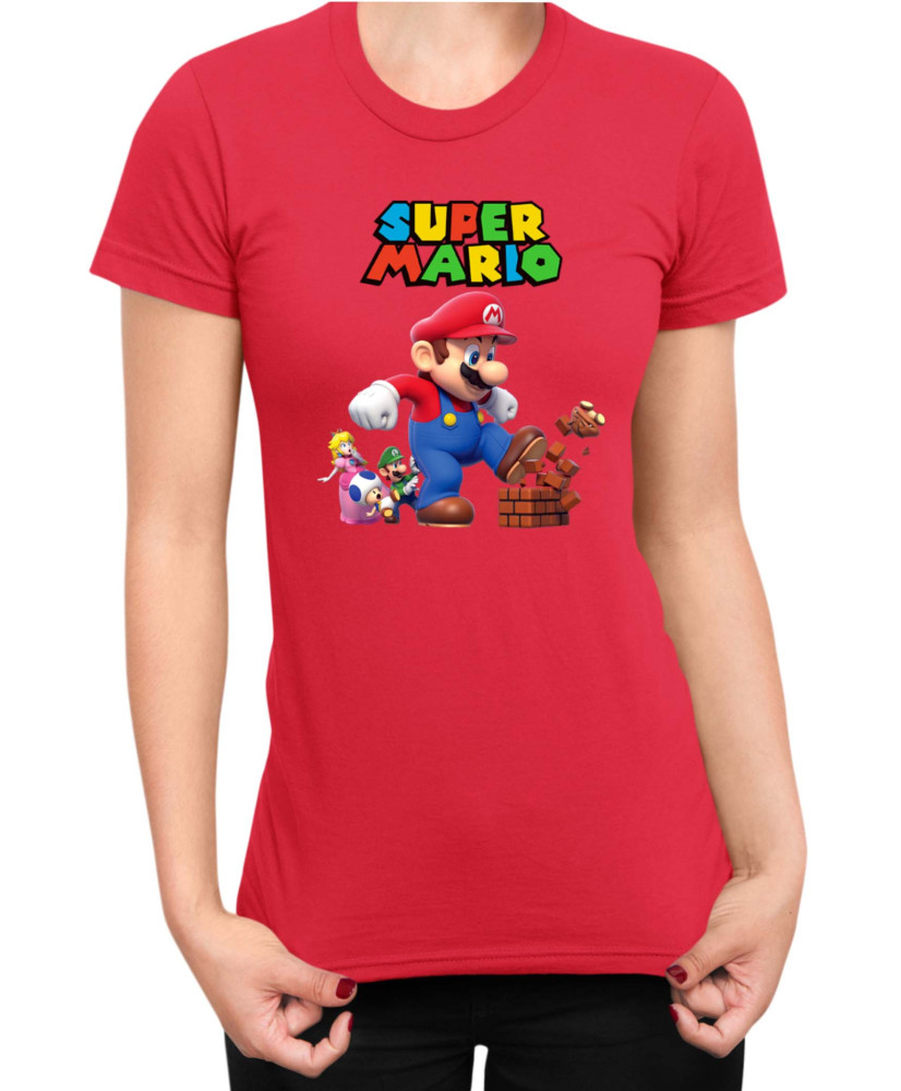 Дамска Тениска Super Mario Nintendo Mario 18