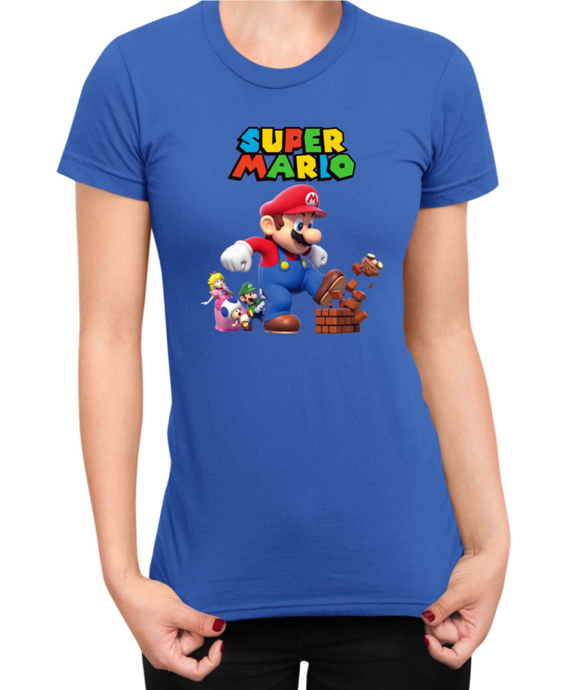 Дамска Тениска Super Mario Nintendo Mario 18